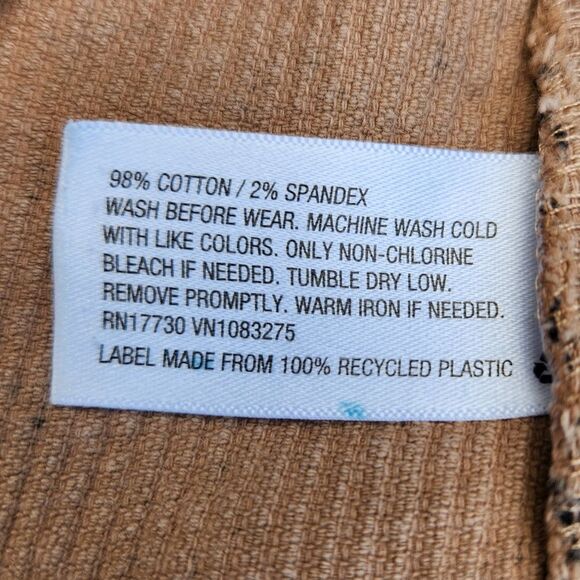 Target Cat & Jack Girls Brown Leopard Print Skirt Button Down Front Large 10/12 - Picture 8 of 9